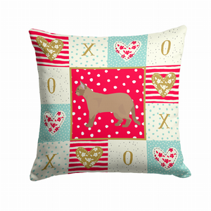 Cat Print Love Fabric Decorative Pillow - 194030151426