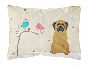 Caroline Treasures, Inc. Christmas Presents Between Friends Dog Art Canvas Decorative Pillow