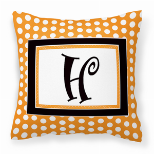 Monogram Letter Fabric Decorative Pillow - 705332249492