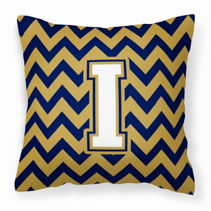 Letter Chevron Fabric Decorative Pillow - 638508320049