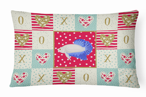 Sealife Art Love Fabric Decorative Pillow - 194030277645