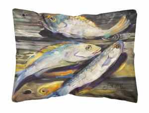 Sealife Painting Print Canvas Fabric Decorative Pillow - 615872951512