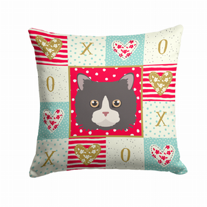 Cat Face Love Fabric Decorative Pillow - 194030120040