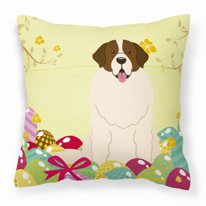 Easter Eggs With Dog Fabric Decorative Pillow - 638508768995