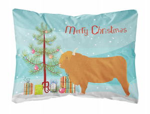 Merry Christmas Animal Art Fabric Decorative Pillow - 652259129157