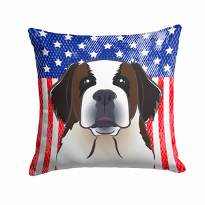 USA Design with Dog Fabric Decorative Pillow - 638508244802