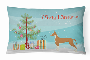 Christmas Tree Dog Art Canvas Fabric Decorative Pillow Style 2 - 194030035900