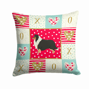 Love Design with Dog Fabric Decorative Pillow - Series 2 - 194030184677