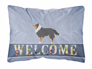 Welcome Dog Art Canvas Fabric Decorative Pillow - 638508702265