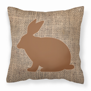 Animals Burlap Fabric Decorative Pillow - 615872541119