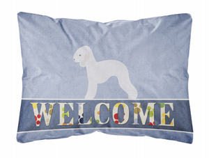 Welcome Dog Art Canvas Fabric Decorative Pillow - 638508701909