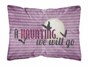 Halloween Painting Canvas Fabric Decorative Pillow - 615872794461