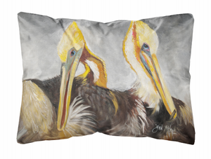 Bird Painting Fabric Decorative Pillow - 615872950607