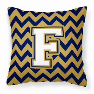 Letter Chevron Fabric Decorative Pillow - 638508320018