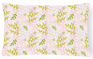 Watercolor Floral Art Canvas Fabric Decorative Pillow - 638508885425