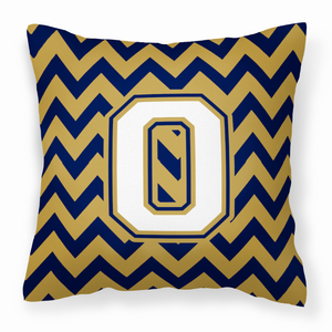 Letter Chevron Fabric Decorative Pillow - 638508320100