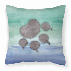 Watercolor Animal Art Canvas Fabric Decorative Pillow - 638508839343