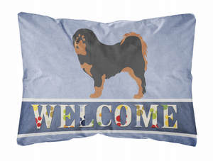 Welcome Dog Art Canvas Fabric Decorative Pillow Style 2 - 638508981288