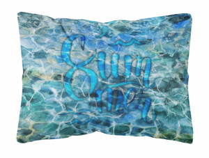 Sealife with Picture Canvas Fabric Decorative Pillow - 638508684738