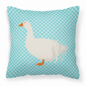 Blue Check Themed Fabric Decorative Pillow - 638508936813