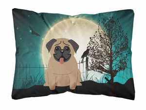 Halloween Dog Art Canvas Fabric Decorative Pillow - 638508465955