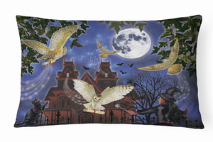Halloween Painting Canvas Fabric Decorative Pillow - 194030387474