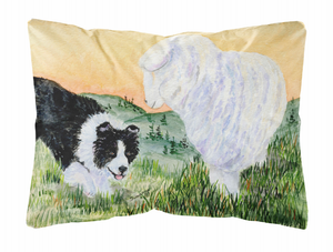 Dog Portrait/Landscape Painting Fabric Decorative Pillow - 705332239066