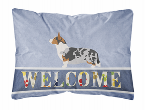 Welcome Dog Art Canvas Fabric Decorative Pillow Style 2 - 638508981158