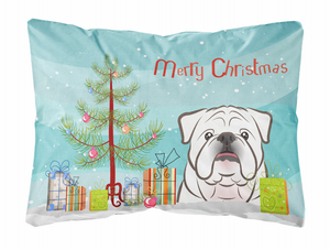 Christmas Tree and Dog Canvas Fabric Decorative Pillow - 638508145093