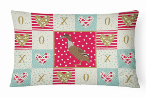 Bird Art Love Fabric Decorative Pillow - 194030276013