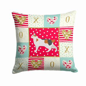 Cat Print Love Fabric Decorative Pillow - 194030151655