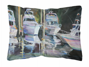 Boat Painting Fabric Decorative Pillow - 615872950836
