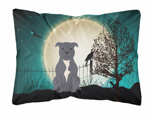 Halloween Dog Art Canvas Fabric Decorative Pillow - 638508466365