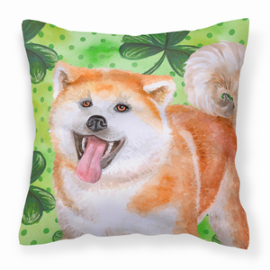 St Patrick's Design with Dog Fabric Decorative Pillow - 652259220052