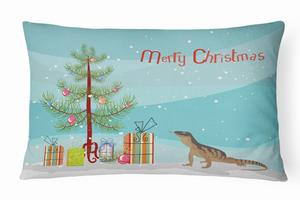 Carolines Treasures, Inc Sealife Art Merry Christmas Canvas Fabric Decorative Pillow, 12x16 Inches, Indoor Canvas Pillow