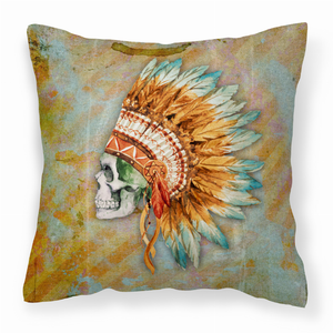 Day of the Dead Themed Fabric Decorative Pillow - 638508623737