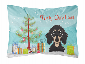 Christmas Tree and Dog Canvas Fabric Decorative Pillow - 638508145048