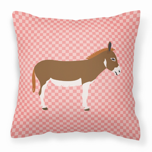 Animal Art Checkboard Design Fabric Decorative Pillow - 638508929303