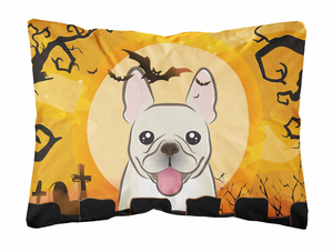 Halloween Dog Art Canvas Fabric Decorative Pillow - 638508129437