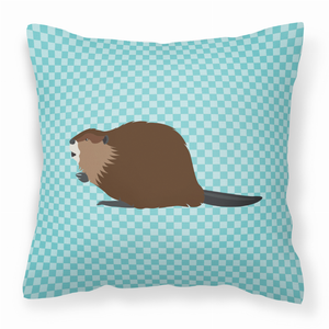 Animal Art Checkboard Design Fabric Decorative Pillow - 638508931306