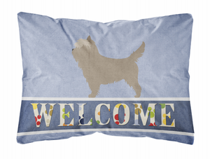 Welcome Dog Art Canvas Fabric Decorative Pillow Style 2 - 638508980885