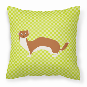 Animal Art Checkboard Design Fabric Decorative Pillow - 638508927798