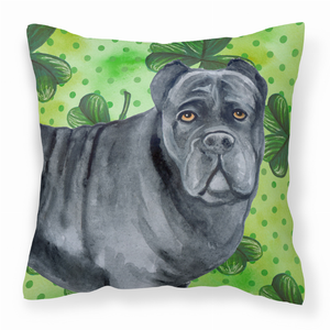 St Patrick's Design with Dog Fabric Decorative Pillow - 652259219964