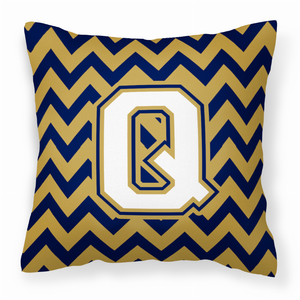 Letter Chevron Fabric Decorative Pillow - 638508320124