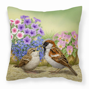 Caroline's Treasures Sarah Adams Art Fabric Decorative Pillow, Full Color Artwork, 14x14 Inches Vibrant