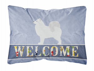 Welcome Dog Art Canvas Fabric Decorative Pillow - 638508702555