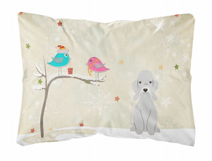 Caroline?s Treasures Christmas Presents Between Friends Dog Artwork Fabric Decorative Pillow