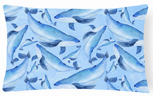 Watercolor Sealife Art Canvas Fabric Decorative Pillow - 638508886378