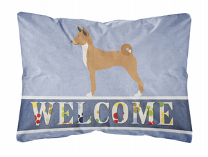 Welcome Dog Art Canvas Fabric Decorative Pillow Style 2 - 638508981356