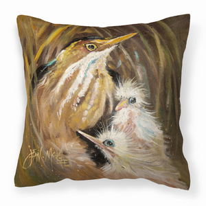 Bird Painting Fabric Decorative Pillow - 615872962211